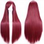 Synthetic women straight natural hair wigs 100cm / 80cm long wig black blond