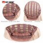 High Density Temperature Synthetic Wig For Black / White Women Glueless Wavy Hair Cosplay Wig