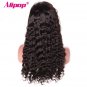 Wig Brazilian Water Wave Lace Front ALIPOP Remy Human Hair Wigs for Black Women Wig Size 16