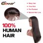 Straight Hair Lace Front Human Hair Wigs For Black Women with Baby Hair Lace Front Wigs  Size 20