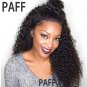 Curly Lace Front Human Hair Wig Brazilian Remy Hair Color Natural Wig For Black Women Size 28