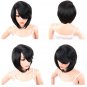 Straight Short Synthetic Hairstyle Bob Wigs With Bangs For Women Black Brazilian Natural Hair Heat