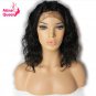 Lace Front Short Bob Wigs For Women Pre Plucked with Baby Hair Tailless Remy Human Hair  Size 12