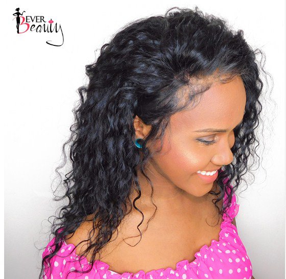 Lace Front Human Hair Wigs For Black Women Brazilian Remy Natural Black Hair Glueless Wig Size 16