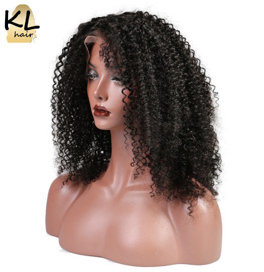 Lace Front Human Hair Wigs For Black Women Curly Brazilian Curly Hair Remy Glueless Lace Wig Size 12