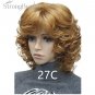 Strong Beauty Medium Blonde Short Curly Synthetic Hair Wigs for Women  Many Colors