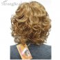 Strong Beauty Medium Blonde Short Curly Synthetic Hair Wigs for Women  Many Colors