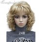 Strong Beauty Medium Blonde Short Curly Synthetic Hair Wigs for Women  Many Colors