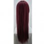 Black Wig Fei-Show Heat Resistant Synthetic Long Straight Middle Part Hair Line Cosplay