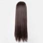 Black Wig Fei-Show Heat Resistant Synthetic Long Straight Middle Part Hair Line Cosplay