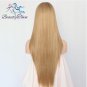 High Temperature Straight Hair Fiber Glueless Lace Front Wig Synthetic For Women Size 28