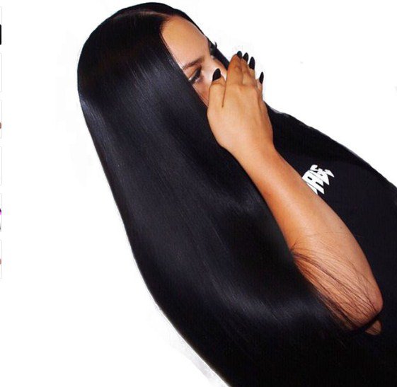 Lace Front Human Hair Wigs With Baby Hair 250% Straight Density Brazilian Lace Front Wigs Size 20