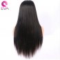 Lace Human Hair Wigs Pre Plucked Hairline With Straight Baby Hair Size 12