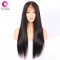 Lace Human Hair Wigs Pre Plucked Hairline With Straight Baby Hair Size 16