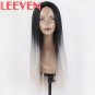 Synthetic Hair Cosplay Wigs Straight Brown Burgundy Ombre For Black Women High Temperature Fiber