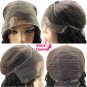 Hair Straight Glueless Human Hair Lace Front Wig Black Wigs for Women Thick Remy  Baby Hair Size 16