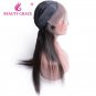 Lace Front Wigs With Baby Hair 130% Density Human Hair No Remy Brazilian Straight Wig SIze 16