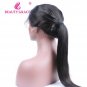 Lace Front Wigs With Baby Hair 130% Density Human Hair No Remy Brazilian Straight Wig SIze 20