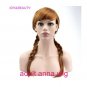 Hair Wig Cosplay Wigs Elsa and Anna Wig For Children and Adults Golden