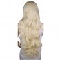 Long Curly Blonde Wig Cosplay Costume Party Women 70 Cm High Temperature Synthetic Hair Wigs