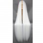 White Wig 100CM / 40Inch Synthetic Heat Resistant Fiber Long Halloween Costume Cos-play Straight