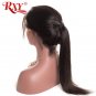 Straight Lace Front Wig Lace Front Human Hair Wigs For Women No Remy Lace Front Wigs Black SIze 24