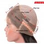 Straight Lace Front Wig Lace Front Human Hair Wigs For Women No Remy Lace Front Wigs Black SIze 24
