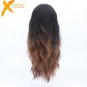 Natural Wave Wig 1.5 * 13.5 inches Lace Front 150 Density 28 "6 Colors Heat Resistant Synthetic Wigs