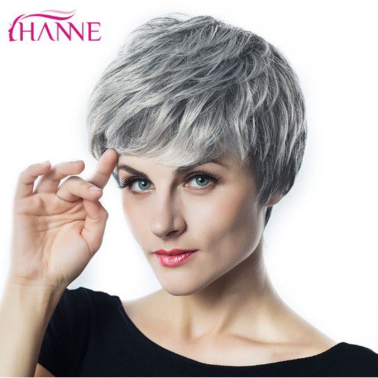 High Temperature Synthetic Hair Wigs Heat-proof Wave Natural African American Short Wig