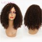 Curly African White Short Curly Wigs For Black Women 300g Afro Synthetic Hair Wigs