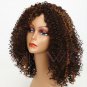 Curly African White Short Curly Wigs For Black Women 300g Afro Synthetic Hair Wigs