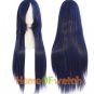 Long Straight Cosplay Wig 32 "15 Colors Black Blonde Brown Orange Blue Green Pink Synthetic Wigs