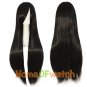 Long Straight Cosplay Wig 32 "15 Colors Black Blonde Brown Orange Blue Green Pink Synthetic Wigs