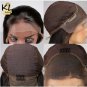 Hair Lace Front Human Hair Wigs With Baby Hair Natural Hairline Brazilian Straight Size 16
