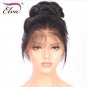 Lace Frontal Wig Pre Plucked Hairline with Baby Hair Straight Brazilian Remy Hair Wig Size 12