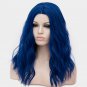 Women Afro Kinky Straight Short Wigs Blue Collect Brown Cosplay Heat-resistant Synthetic Hair
