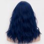 Women Afro Kinky Straight Short Wigs Blue Collect Brown Cosplay Heat-resistant Synthetic Hair