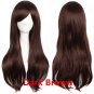 Long Curly Cosplay Wig Blonde Brown Black Rose Fake Hairpiece Hair Synthetic Hair Natural Wigs