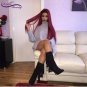 Wig Front Lace Remy Hair Ombre 1B / 99j Burgundy Human Hair Wig With Baby Hair Size 24
