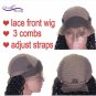 Wig Front Lace Remy Hair Ombre 1B / 99j Burgundy Human Hair Wig With Baby Hair Size 24