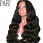 Lace Front Human Hair Wig With Half Part Body Wave Peruvian Remy Hair Wig Natural Size 12