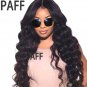 Lace Front Human Hair Wig With Half Part Body Wave Peruvian Remy Hair Wig Natural Size 12