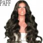Lace Front Human Hair Wig With Half Part Body Wave Peruvian Remy Hair Wig Natural SIze 20