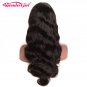 Lace Frontal Wig Peruvian Body Wave Density 150% Human Hair Wigs For Black Women No Remy Size 12