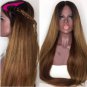 Hair Color Lace Front Human Hair Wigs with Baby Hair Pre-Plucked Remy Hairline Size 20