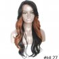 Synthetic Wigs For Black Women Natural Ombre Long Wavy Hair Wig
