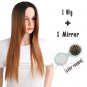 Synthetic Ombre Red Hair Wigs for Women Black Cosplay Straight Long