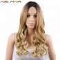 26 inch Blonde Ombre Synthetic Wig HAIR Long Wavy Natural Hair