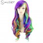 Long Curly Women Synthetic Fiber Wigs High Temperature Fake Hair Cosplay