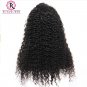 Lace Front Human Hair Wigs For Black Women Brazilian Curly Lace Wig Hair Size 20